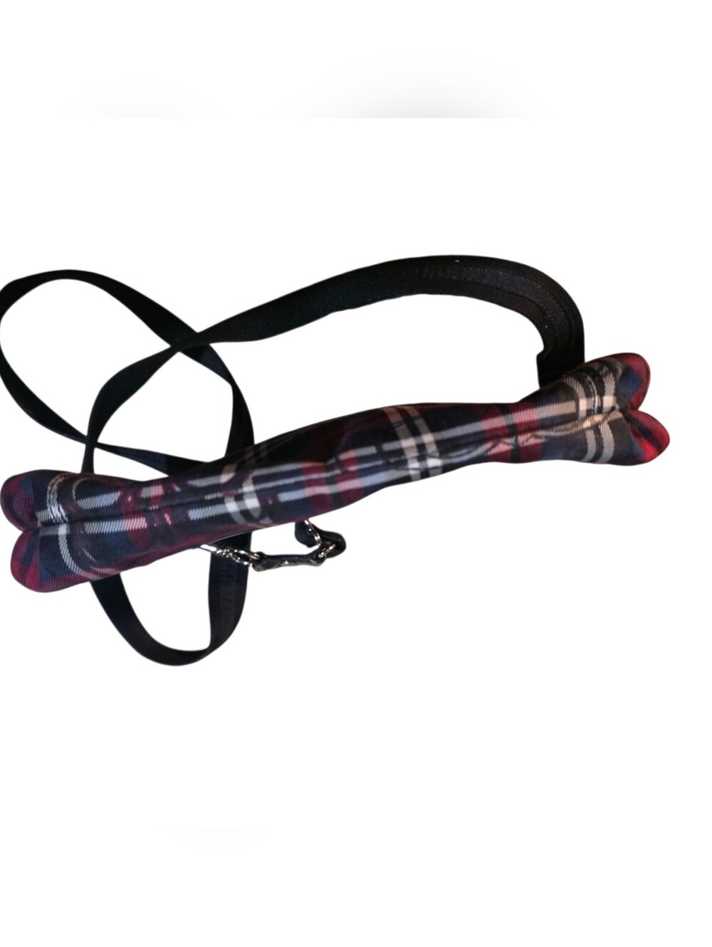 Coach Poppy Plaid Tartan Crossbody Shoulder Bag - Red and Black - Picture 5 of 9